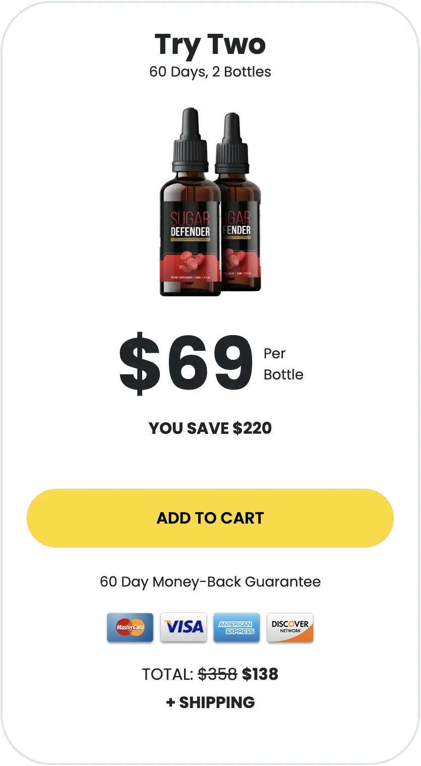 Sugar Defender 1-Bottle Price